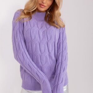 Sweter Damski Model AT-SW-2235.00P Light Violet - AT