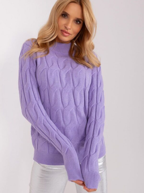 Sweter Damski Model AT-SW-2235.00P Light Violet - AT