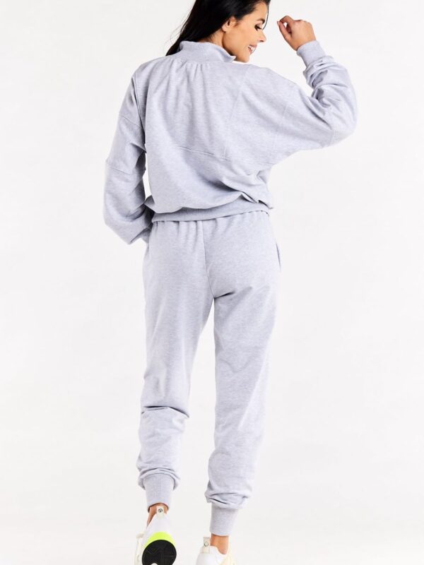 Spodnie Dresowe Model M317 Grey - Infinite You - obrazek 3