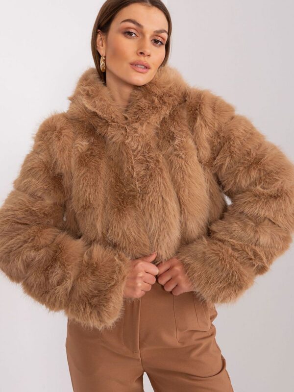 Kurtka Damska Model AT-KR-2378.97P Camel - AT