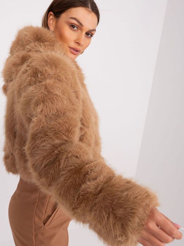 Kurtka Damska Model AT-KR-2378.97P Camel - AT - obrazek 2