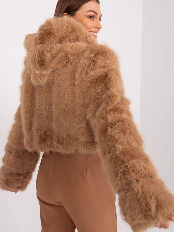 Kurtka Damska Model AT-KR-2378.97P Camel - AT - obrazek 3