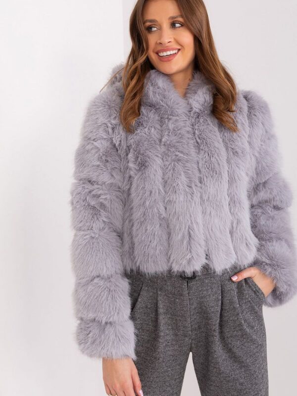 Kurtka Damska Model AT-KR-2378.96P Grey - AT