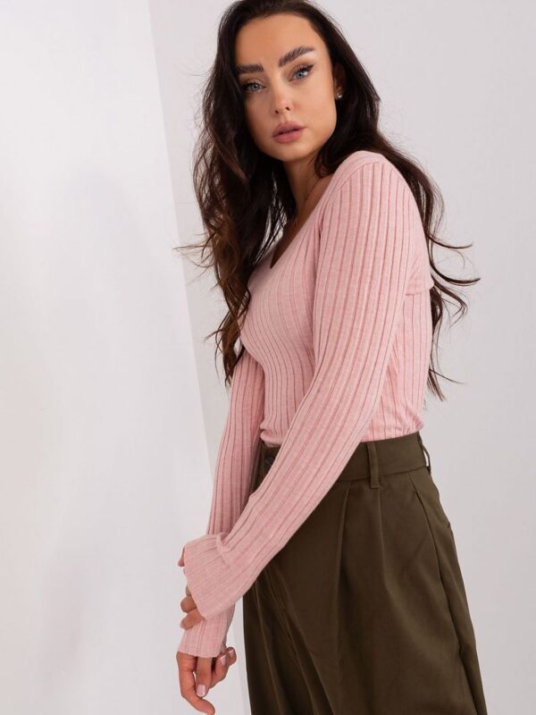 Sweter Damski Model PM-SW-PM1088.25 Light Pink - Factory Price - obrazek 2