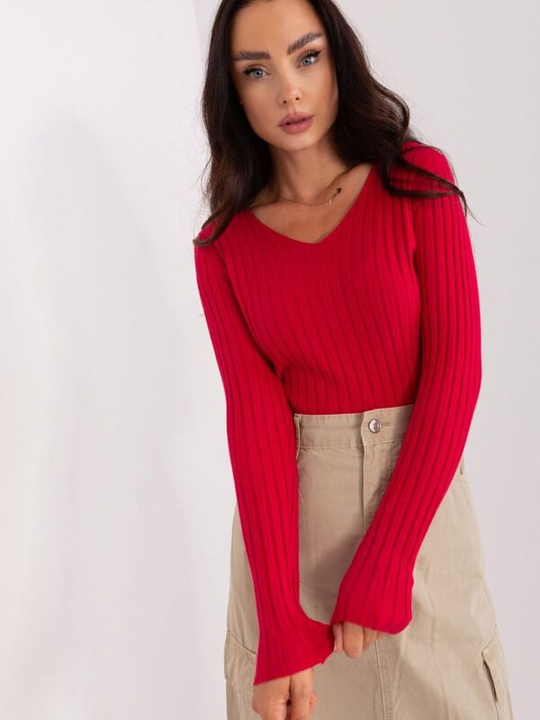 Sweter Damski Model PM-SW-PM1088.25 Red - Factory Price
