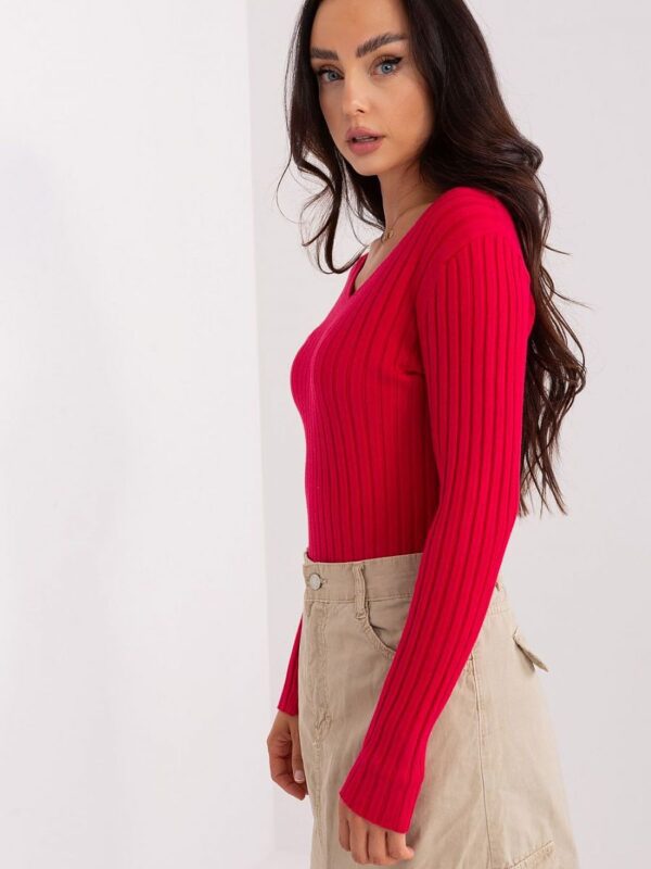 Sweter Damski Model PM-SW-PM1088.25 Red - Factory Price - obrazek 2