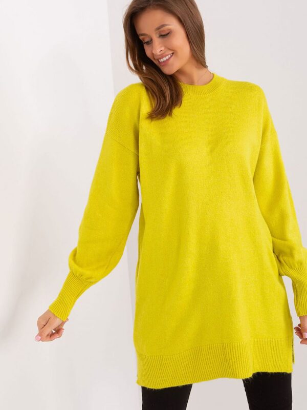 Sweter Damski Model TO-SW-1310.00P Limonka - Factory Price