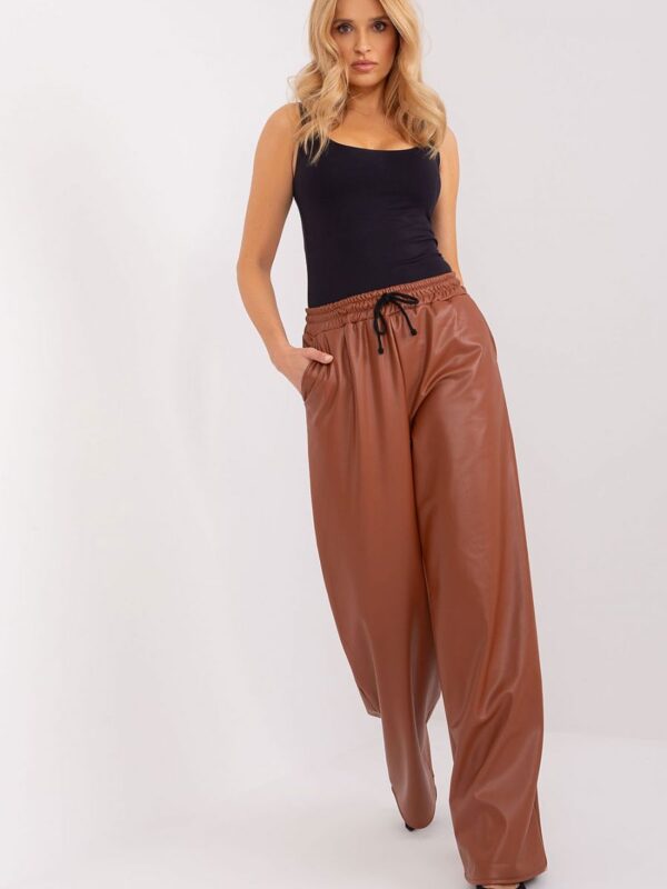 Spodnie Damskie Model LK-SP-509453.47 Light Brown - Lakerta - obrazek 4