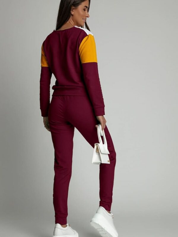 Spodnie Komplet Model FI581 Bordo - Fasardi - obrazek 2