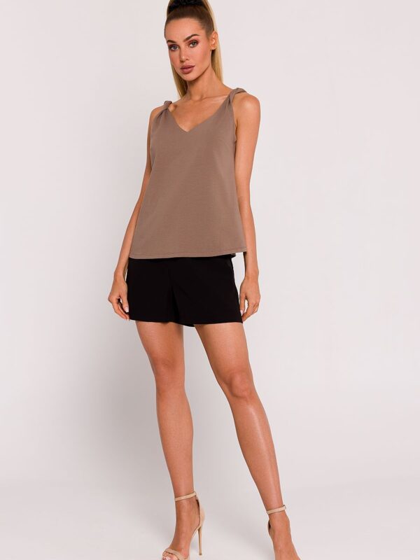 Bluzka Model MOE792 Cacao - Moe - obrazek 2