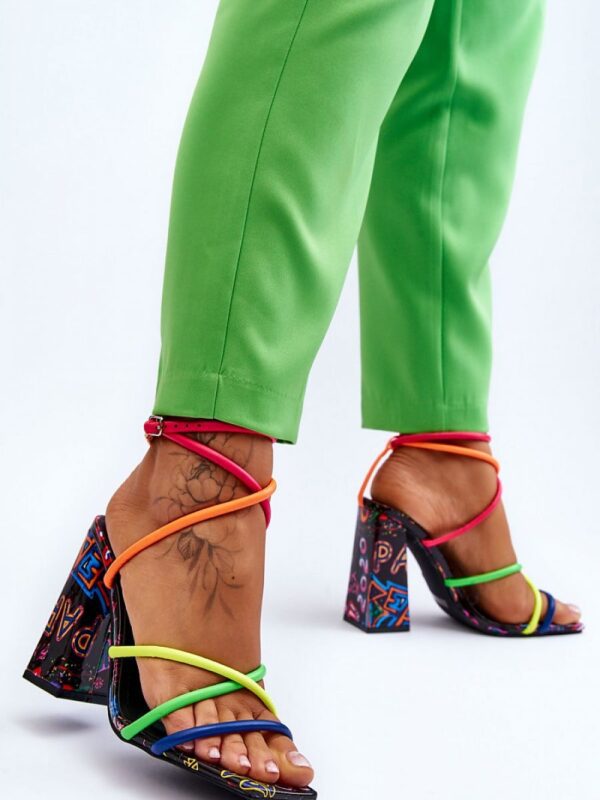 Sandały Model Josette FY2125-3 Multicolor Black - Step in style