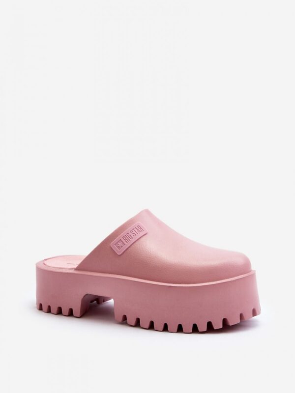 Sandał Klapki Model Big Star NN274020 Pink - Step in style - obrazek 2