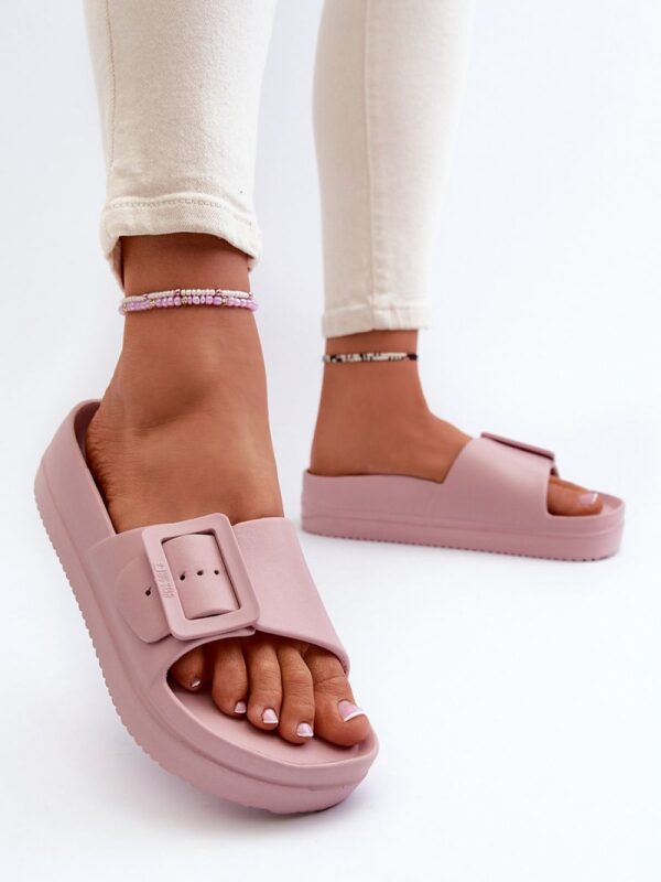 Sandał Klapki Model Big Star NN274A663 Pink - Step in style - obrazek 3