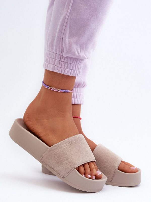 Sandał Klapki Model Big Star NN274A671 Beige - Step in style