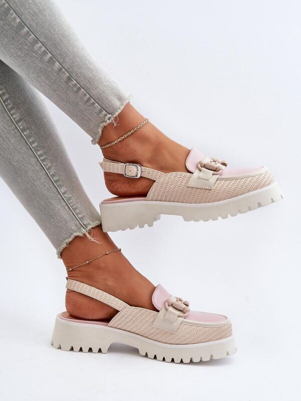 Sandały Model DA MR38-656 Beige - Step in style - obrazek 3