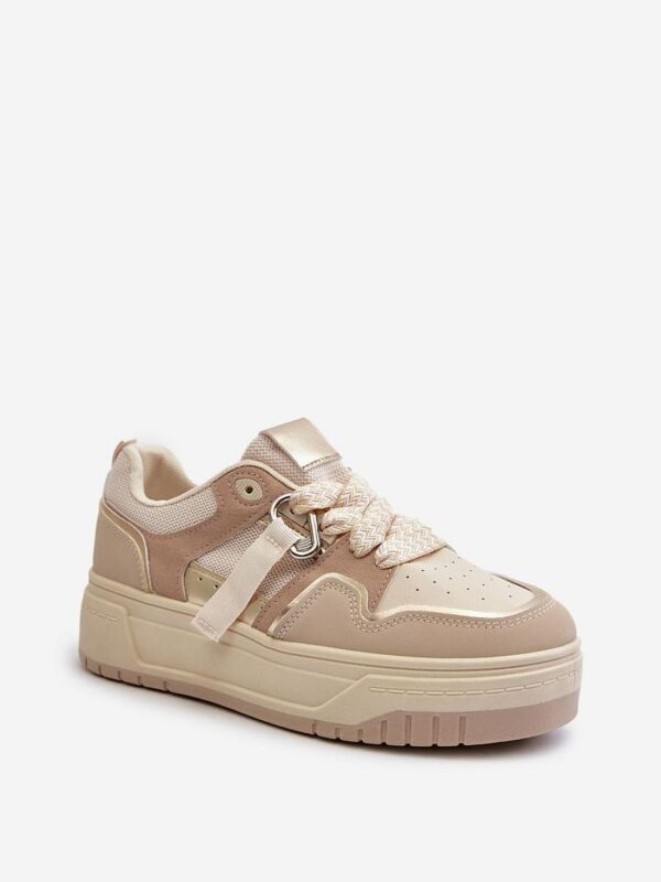 Buty Sportowe Model Moun WX-131 Beige - Step in style - obrazek 2