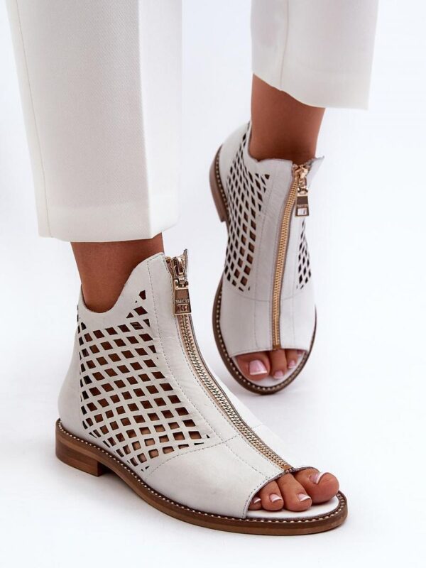 Sandały Model Zazoo 977/L White - Step in style - obrazek 3