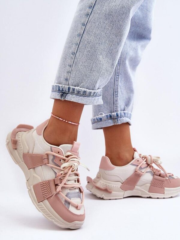 Buty Sportowe Model Chillout! BL357P Beige/Pink - Step in style