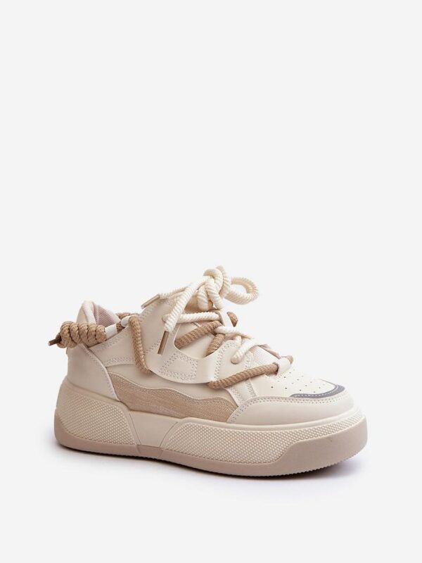 Buty Sportowe Model Moariella VL232P Beige - Step in style - obrazek 2