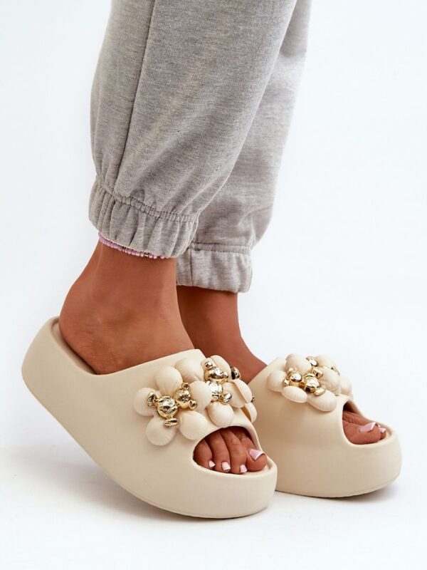 Sandał Klapki Model Bremavia Bg181 Light Beige - Step in style