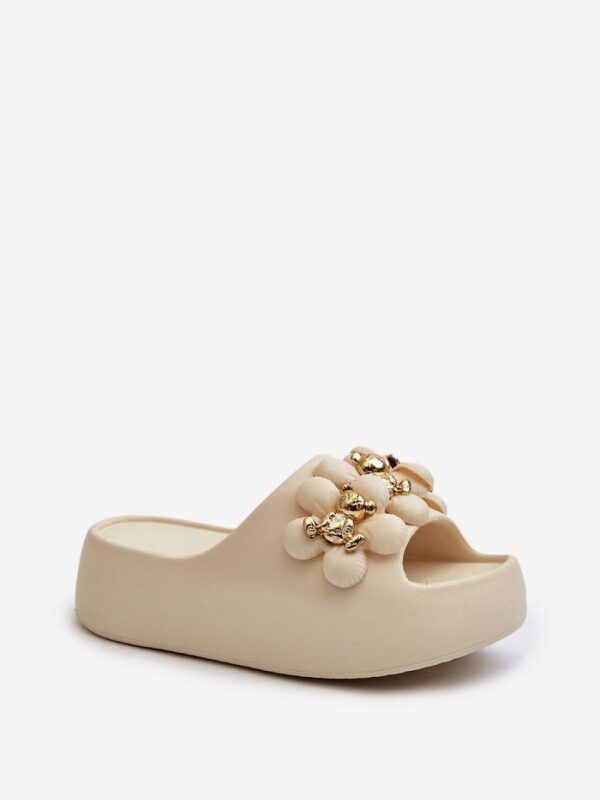 Sandał Klapki Model Bremavia Bg181 Light Beige - Step in style - obrazek 2