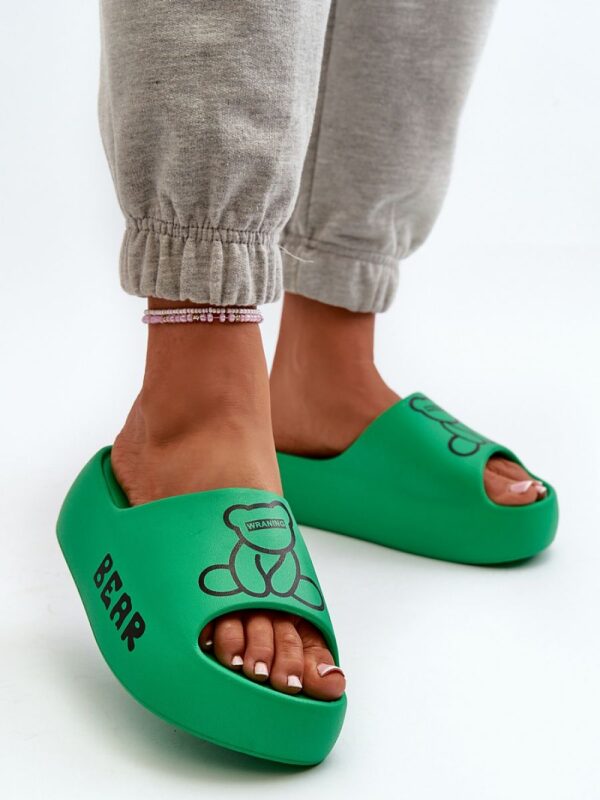 Sandał Klapki Model Lamira BG176 Green - Step in style