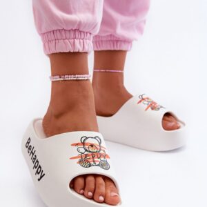 Sandał Klapki Model Serefina BG175 White - Step in style