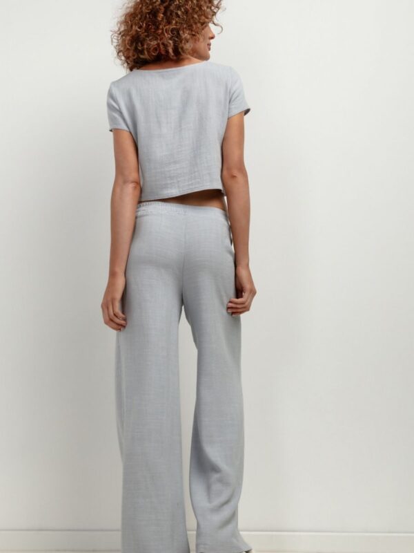 Spodnie Damskie Model T404 Grey Melange - Tessita - obrazek 2