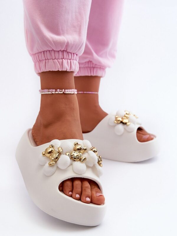 Sandał Klapki Model Bremavia BG181 White - Step in style - obrazek 3