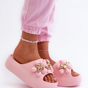 Sandał Klapki Model Bremavia BG181 Pink - Step in style