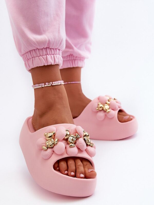 Sandał Klapki Model Bremavia BG181 Pink - Step in style - obrazek 3