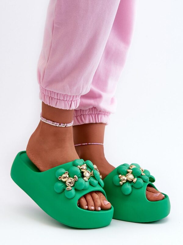 Sandał Klapki Model Bremavia BG181 Green - Step in style
