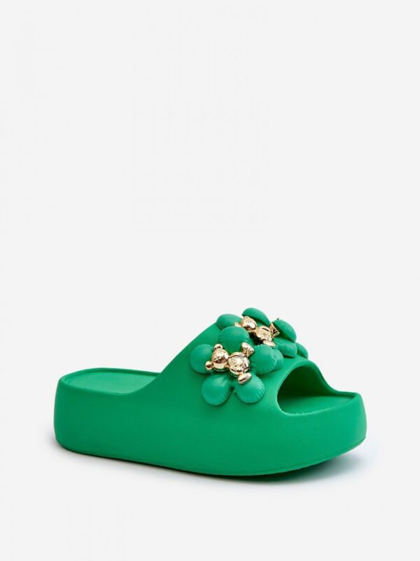 Sandał Klapki Model Bremavia BG181 Green - Step in style - obrazek 2