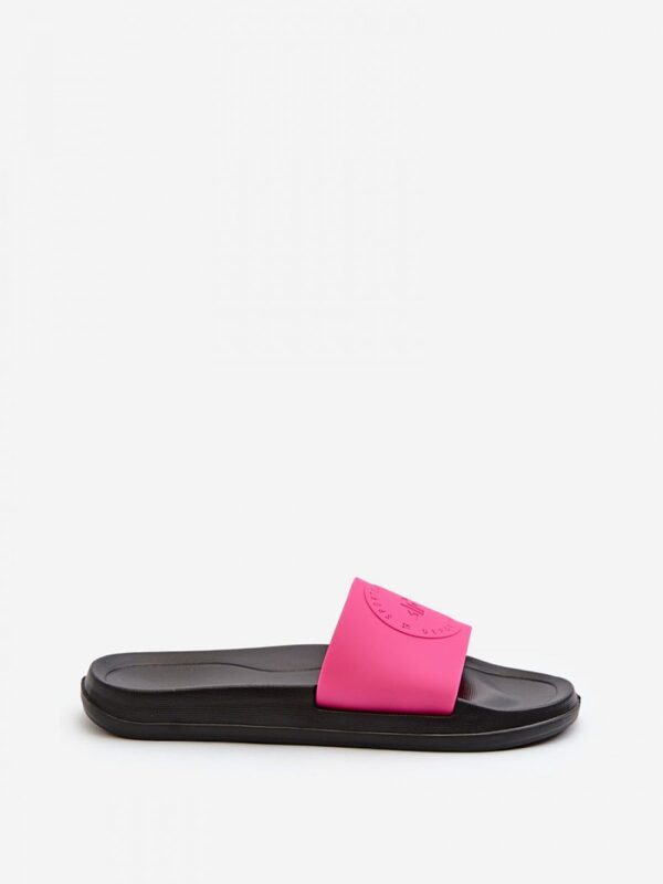 Sandał Klapki Model 4FMM00FFLIF045-55S Pink/Black - Step in style - obrazek 2