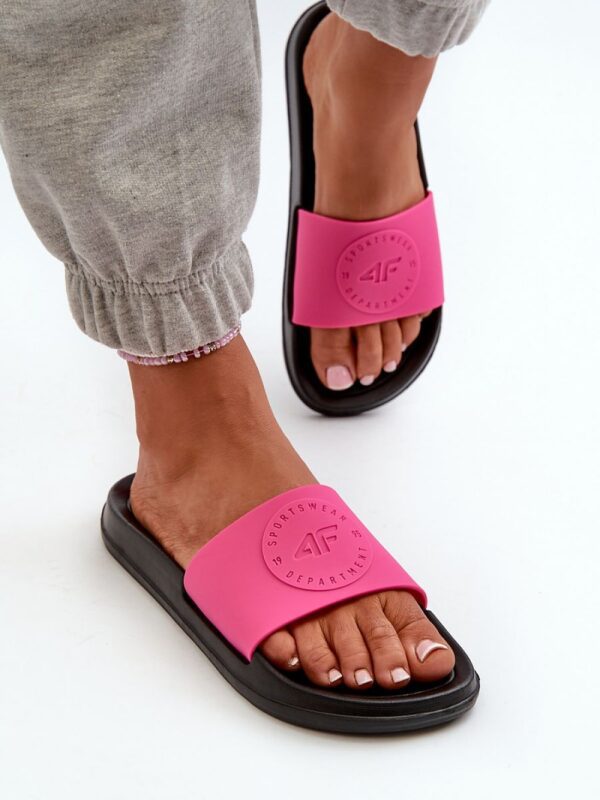 Sandał Klapki Model 4FMM00FFLIF045-55S Pink/Black - Step in style - obrazek 3