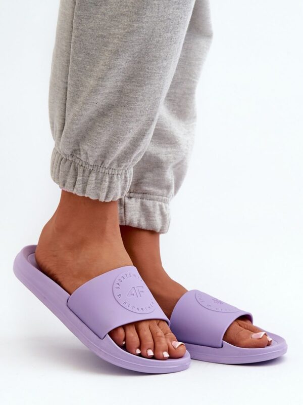 Sandał Klapki Model 4FMM00FFLIF045-52S Fioletowe - Step in style