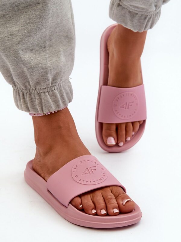 Sandał Klapki Model 4FMM00FFLIF045-56S Pink - Step in style - obrazek 3