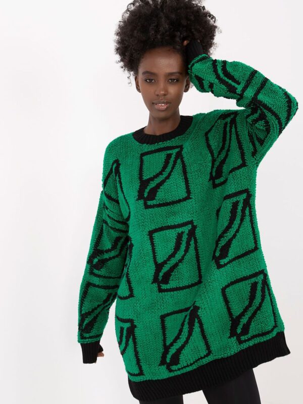 Sweter Damski Model BA-SW-0277.02 Green - Badu