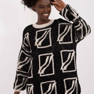 Sweter Damski Model BA-SW-0277.02 Black - Badu