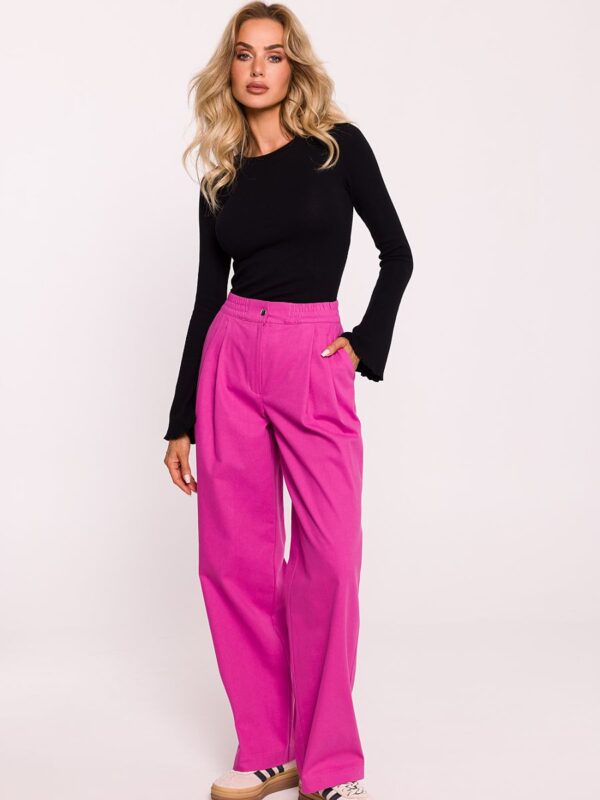 Spodnie Damskie Model MOE799 Pink - Moe