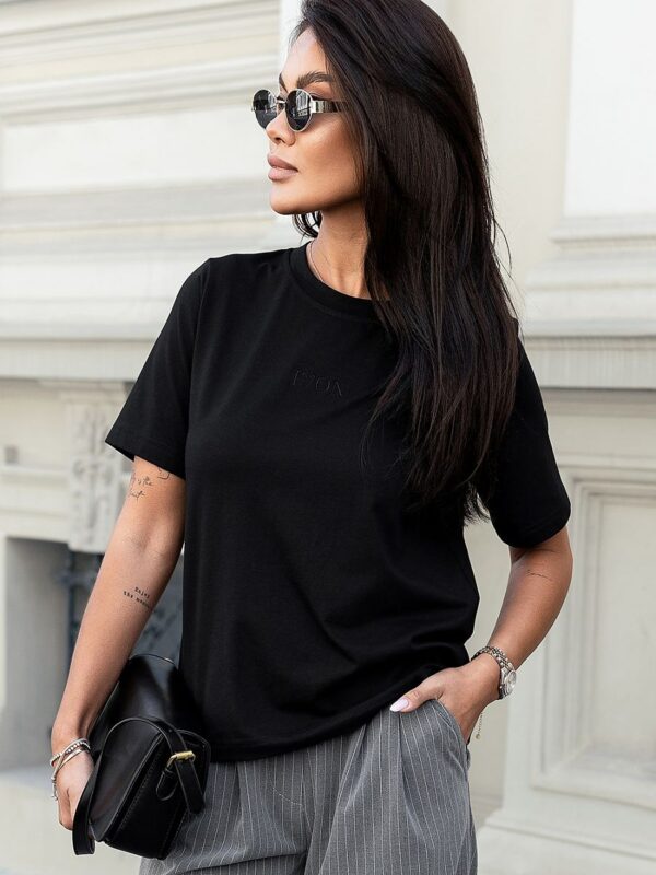 Tshirt Damski Model B57 Black - IVON