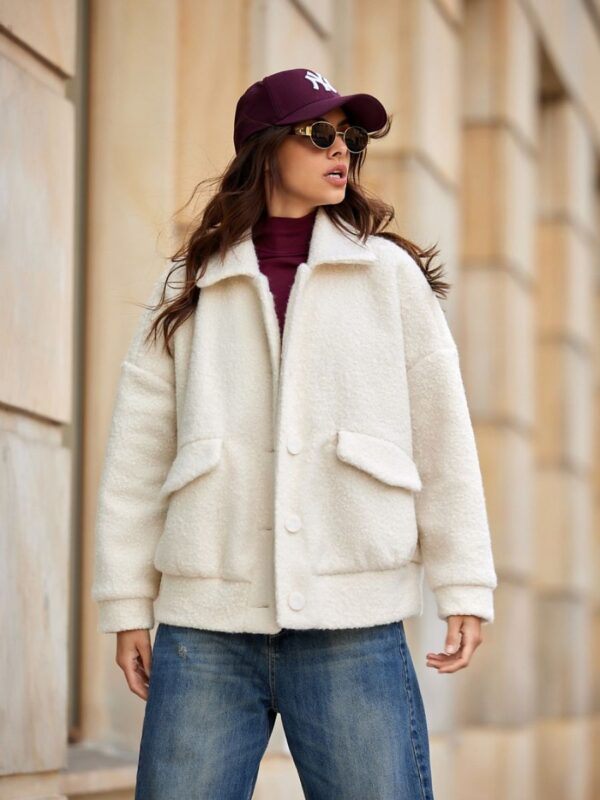 Kurtka Damska Model Ivon EKR KUR  27 Ecru - Roco Fashion
