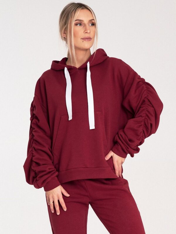 Bluza Damska Model M1055 Bordo - Figl