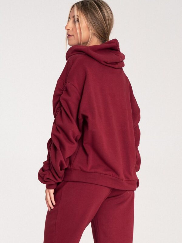 Bluza Damska Model M1055 Bordo - Figl - obrazek 3