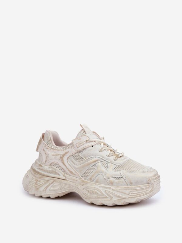 Buty Sportowe Model Seladwen 8952 Beige - Step in style - obrazek 2