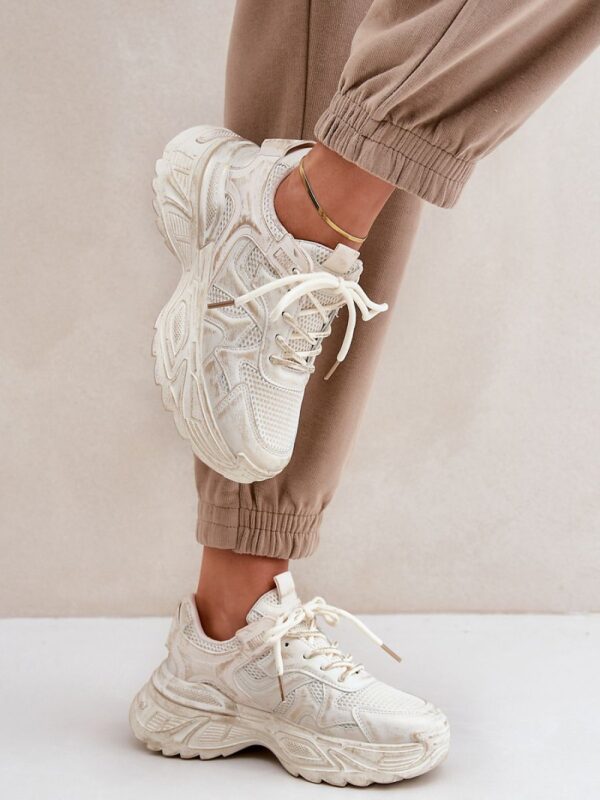 Buty Sportowe Model Seladwen 8952 Beige - Step in style - obrazek 3