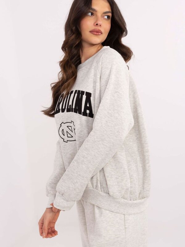 Bluza Damska Model EM-BL-857-1.02X Light Grey - Factory Price - obrazek 2