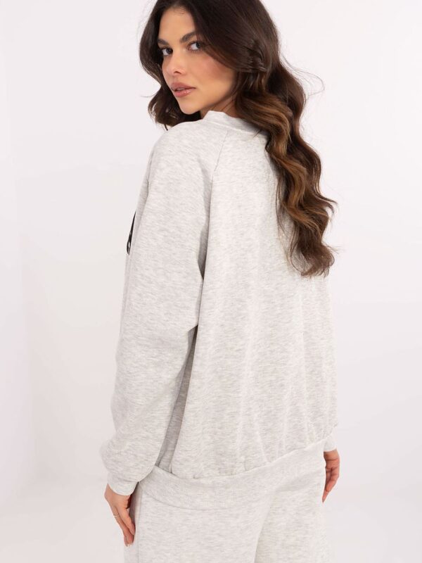Bluza Damska Model EM-BL-857-1.02X Light Grey - Factory Price - obrazek 3