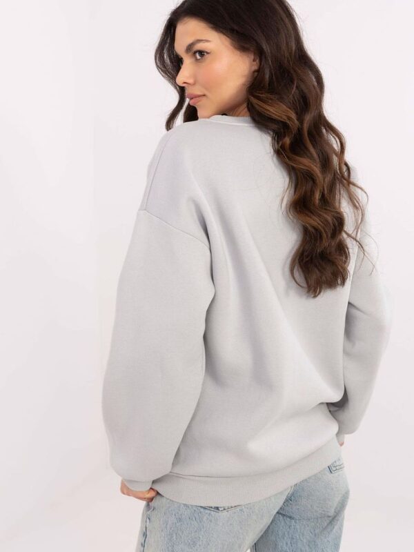 Bluza Damska Model EM-BL-617-15.55P Light Grey - Factory Price - obrazek 3
