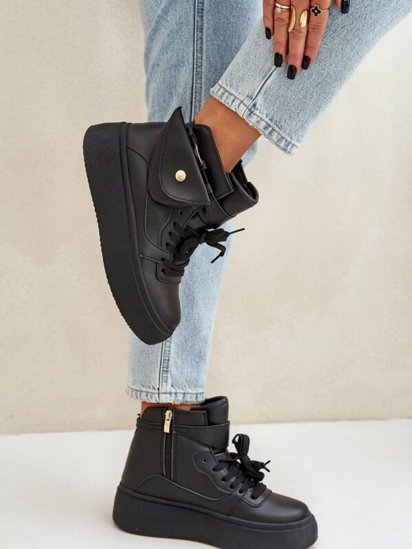 Buty Sportowe Model Saramis LH203 Black - Step in style - obrazek 3